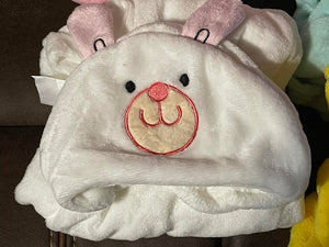 100% Polyester Animal Hooded Cape / Blanket for Sublimation or Htv