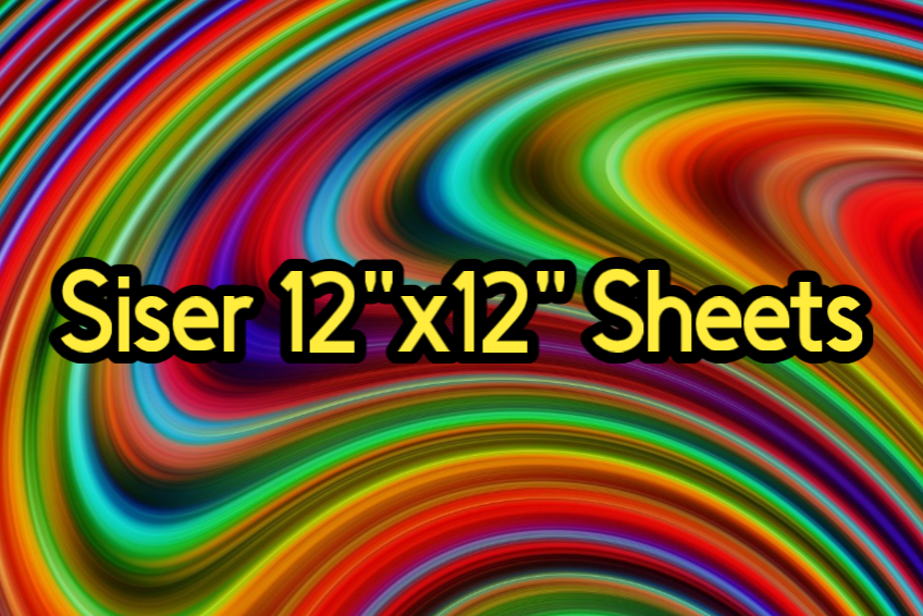 Siser 12" x 12" Easyweed Heat Transfer Vinyl – HTV Sheets