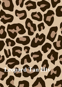 Siser Easy Pattern Leopard Tan Heat Transfer Vinyl– 12″ with TTD High Tack Mask