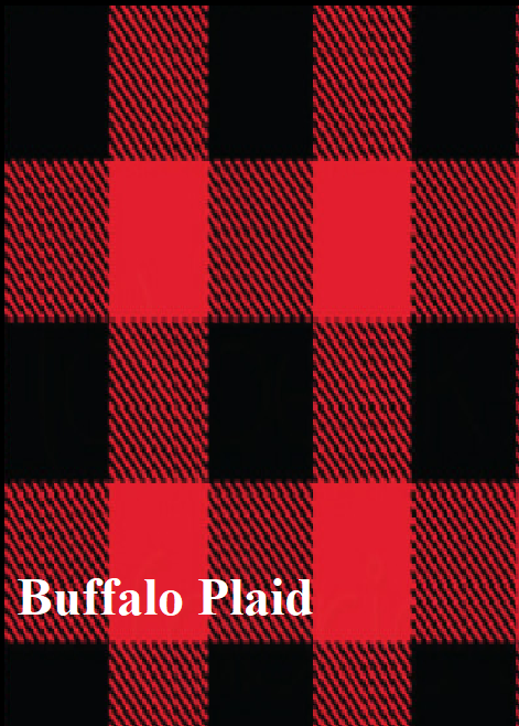 Buffalo Plaid Permanent Outdoor Adhesive Vinyl– 12″ widths