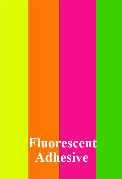 Fluorescent Adhesive Permanent Vinyl