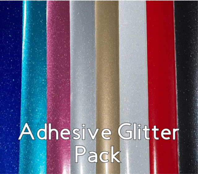 Permanent Adhesive Vinyl Glitter Variety Pack