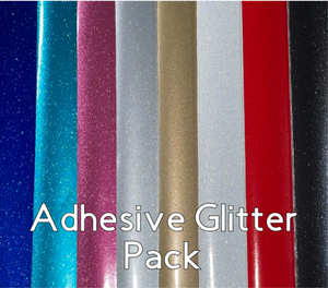 Permanent Adhesive Vinyl Glitter Variety Pack
