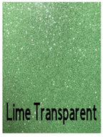 Style Tech Transparent Glitter Adhesive Vinyl Pack of 16 - 6" x12" sheets