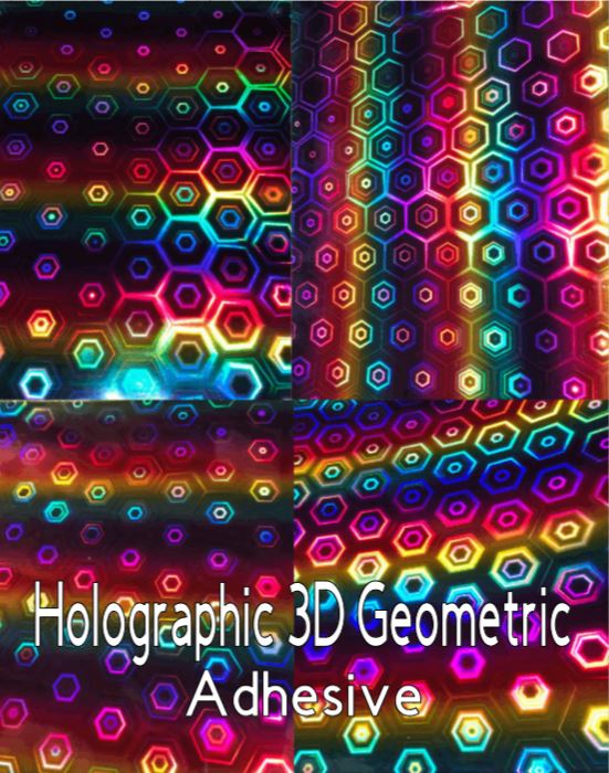 Holographic 4 Sheet Adhesive Bundle