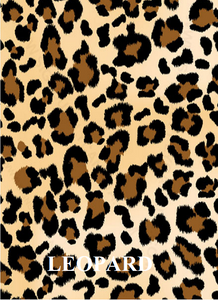Leopard Tan Permanent Outdoor Adhesive Vinyl– 12″ widths