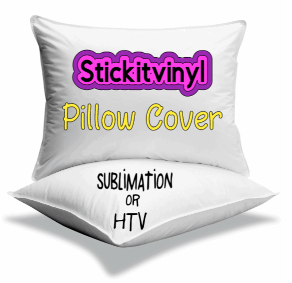 Customizable Pillow Covers with Sublimation or HTV