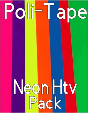 Poli-Tape Htv Neon Pack 7 sheets