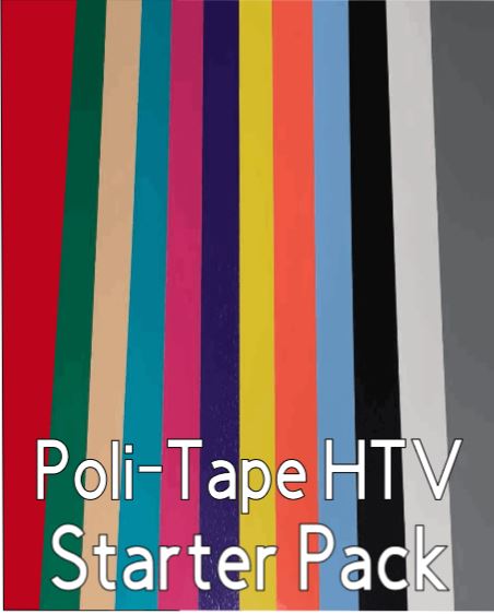 Poli-Tape Reg Starter Beginner Pack Bundle of 12 - 10"x12" Sheets