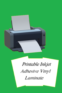 UV Laminate to protect Inkjet Printable Adhesive Vinyl 8.5" x 12" Gloss or Matte