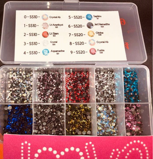 Heat Transfer - Iron On 'Rhinestones' -  Starter Pack  -  add some Bling to any Design
