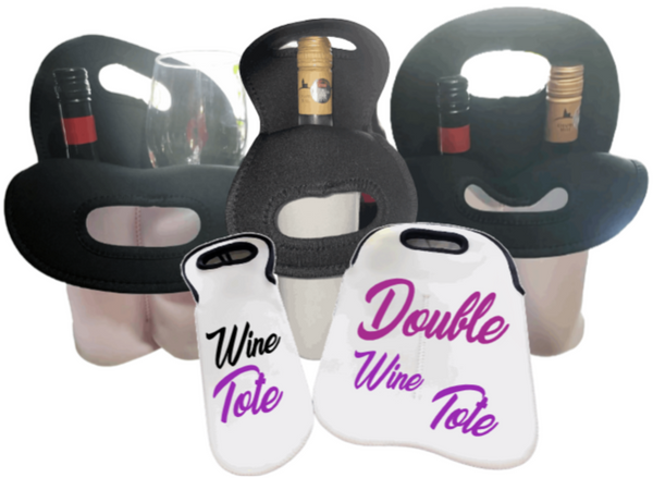 Personalized insulated wine tote sales